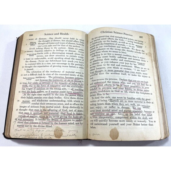 Science and Health Keys to Scripture Mary Baker Eddy Sunday School Vintage 1934 - Picture 14 of 14